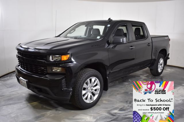 Black 2021 Chevrolet Silverado 1500 Pickup Truck Four-Wheel Drive 8-Speed Automatic