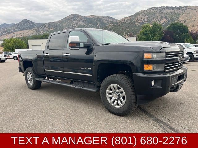Black 2019 Chevrolet Silverado 3500HD Pickup Truck Four-Wheel Drive 6-Speed Automatic