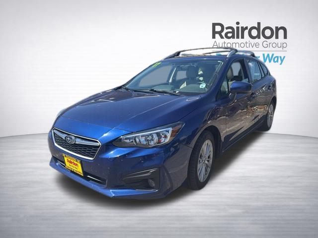 Lapis Blue Pearl 2017 Subaru Impreza 2.0i Premium Hatchback Hatchback All-Wheel Drive Continuously Variable Transmission