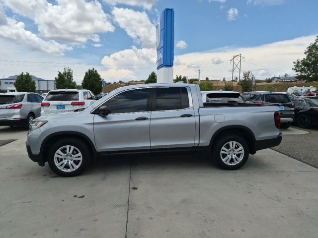 Silver 2017 Honda Ridgeline Pickup Truck All-Wheel Drive 6-Speed Automatic