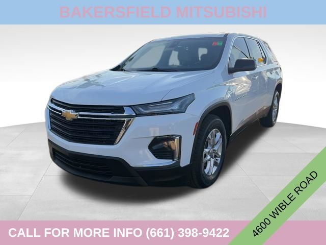 Summit White 2022 Chevrolet Traverse LS FWD SUV / Crossover Front-Wheel Drive 9-Speed Automatic
