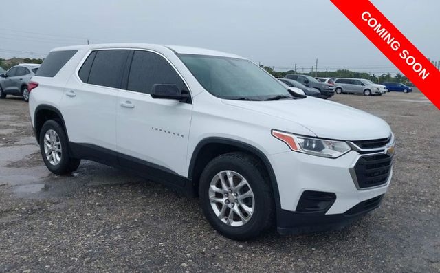 Summit White 2020 Chevrolet Traverse LS AWD SUV / Crossover Four-Wheel Drive 9-Speed Automatic