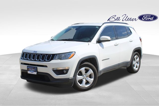 White Clearcoat 2021 Jeep Compass Latitude FWD SUV / Crossover Front-Wheel Drive 6-Speed Automatic