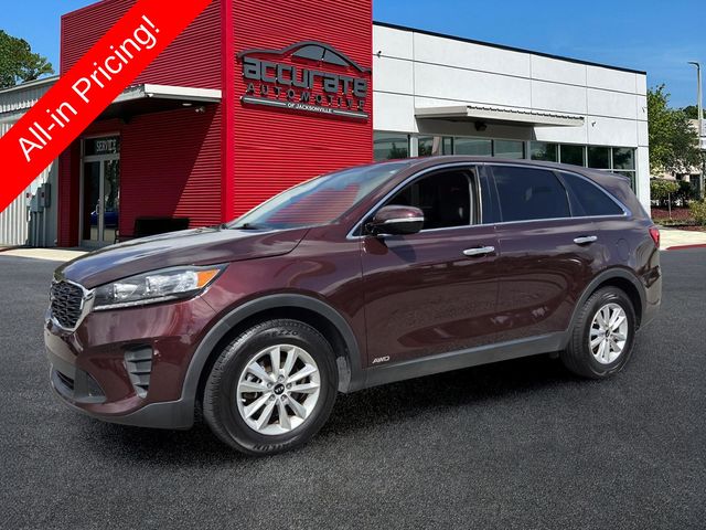Red (Sangria) 2019 Kia Sorento SUV / Crossover All-Wheel Drive 8-Speed Automatic