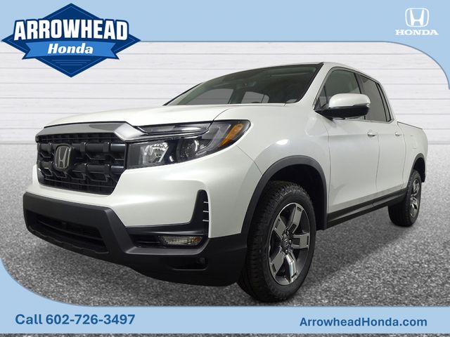 Platinum White 2026 Honda Ridgeline RTL AWD Pickup Truck All-Wheel Drive 9-Speed Automatic
