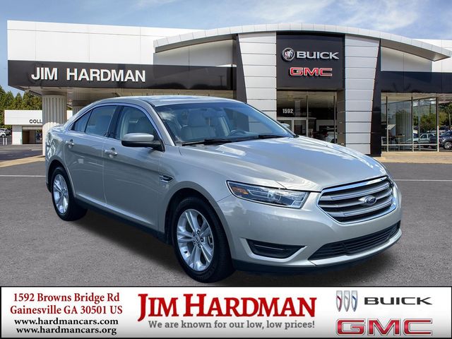 White Gold Metallic 2018 Ford Taurus Sedan Front-Wheel Drive 6-Speed Automatic