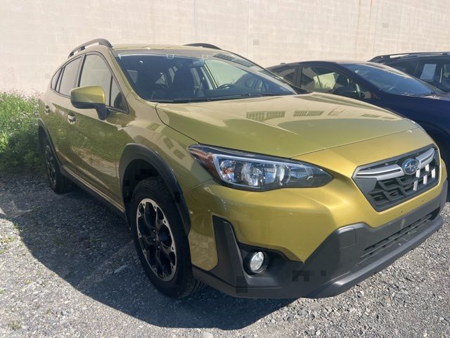 Plasma Yellow Pearl 2023 Subaru Crosstrek Premium AWD SUV / Crossover All-Wheel Drive Continuously Variable Transmission