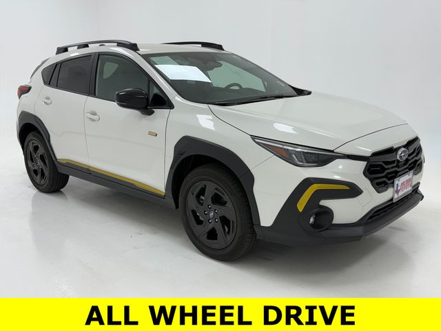 Crystal White Pearl 2025 Subaru Crosstrek Sport AWD SUV / Crossover All-Wheel Drive Continuously Variable Transmission