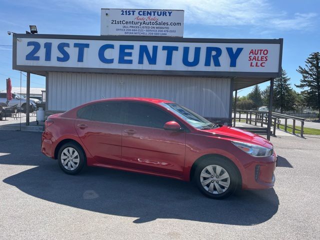 Currant Red 2019 Kia Rio S FWD Sedan Front-Wheel Drive 6-Speed Automatic