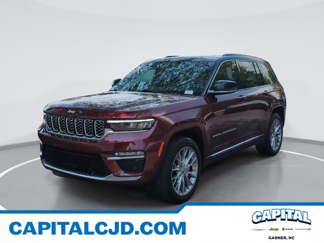 Velvet Red Pearlcoat 2025 Jeep Grand Cherokee SUV / Crossover Four-Wheel Drive 8-Speed Automatic