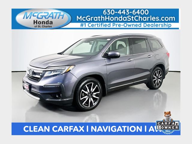 Gray (Modern Steel Metallic) 2019 Honda Pilot SUV / Crossover All-Wheel Drive 9-Speed Automatic