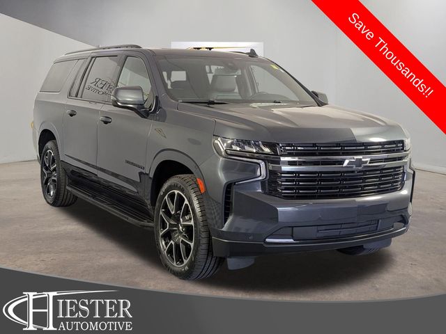 Evergreen Gray Metallic 2022 Chevrolet Suburban SUV / Crossover Four-Wheel Drive 