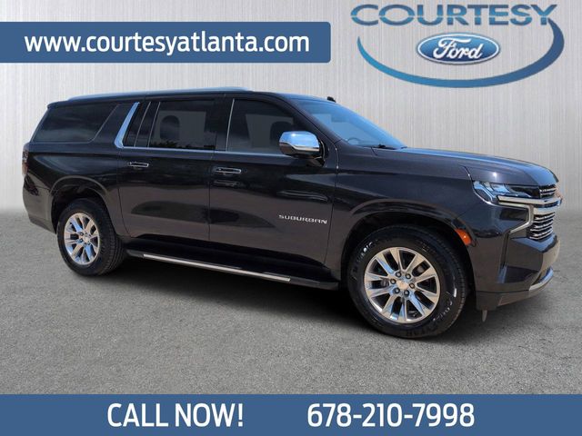 Dark Ash Metallic 2022 Chevrolet Suburban Premier RWD SUV / Crossover 4X2