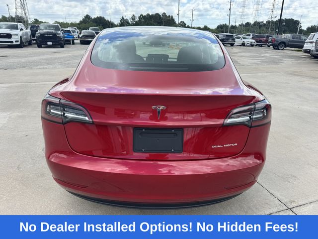2022 Tesla Model 3 Long Range Red at AutoSavvy Houston Southwest