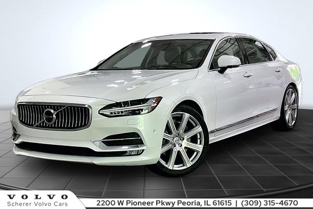 Crystal White Metallic 2019 Volvo S90 T6 Inscription AWD Sedan All-Wheel Drive Automatic