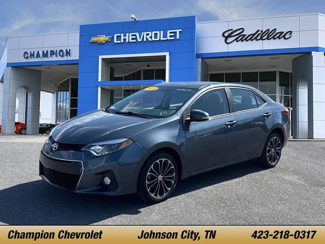 Slate Metallic 2014 Toyota Corolla S Plus Sedan Front-Wheel Drive Continuously Variable Transmission
