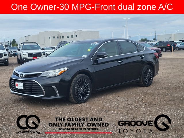 Midnight Black Metallic 2016 Toyota Avalon Sedan Front-Wheel Drive 6-Speed Automatic