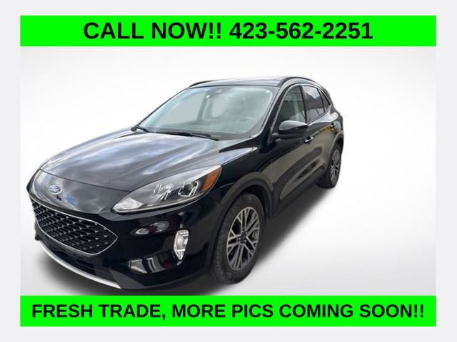 Black 2021 Ford Escape Hybrid SEL AWD SUV / Crossover All-Wheel Drive Continuously Variable Transmission