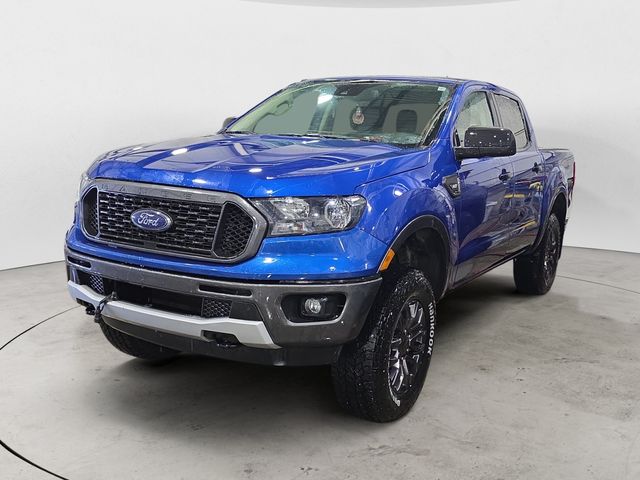 Lightning Blue 2020 Ford Ranger XLT SuperCrew 4WD Pickup Truck Four-Wheel Drive Automatic