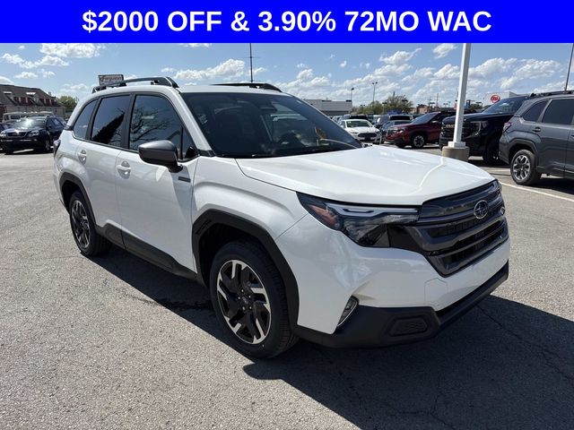 Crystal White Pearl 2026 Subaru Forester Hybrid Premium AWD SUV / Crossover All-Wheel Drive Continuously Variable Transmission