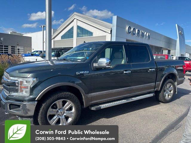 Green 2018 Ford F-150 Pickup Truck Four-Wheel Drive Automatic
