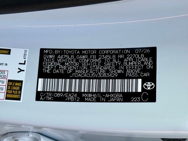 New 2027 Toyota Prius Plug-in Hybrid Hatchback