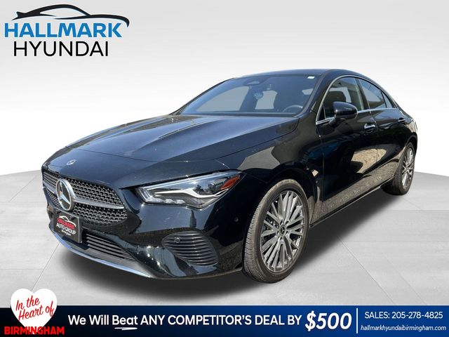 Night Black 2025 Mercedes-Benz CLA 250 FWD Coupe Front-Wheel Drive 8-Speed Dual Clutch