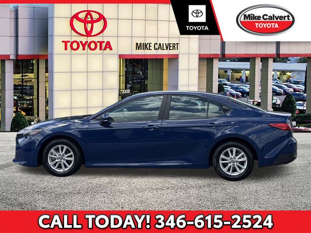 Blue 2025 Toyota Camry LE FWD Sedan Front-Wheel Drive Continuously Variable Transmission
