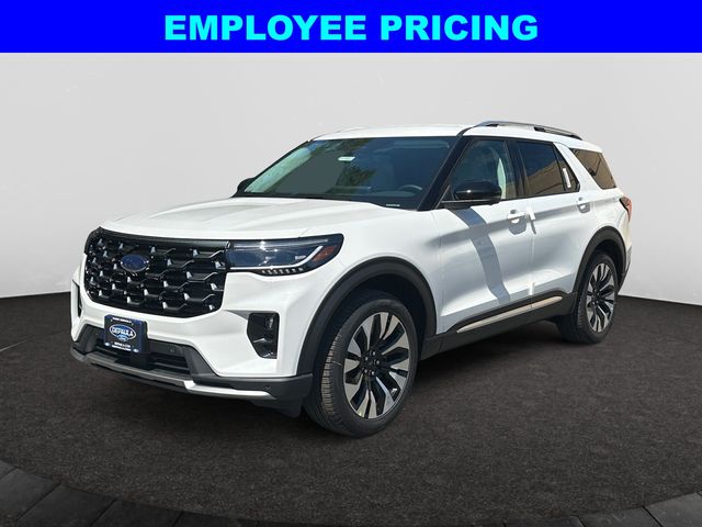 White 2026 Ford Explorer Platinum AWD SUV / Crossover All-Wheel Drive Automatic