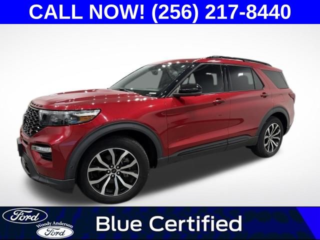 Rapid Red Metallic Tinted Clearcoat 2020 Ford Explorer SUV / Crossover All-Wheel Drive Automatic