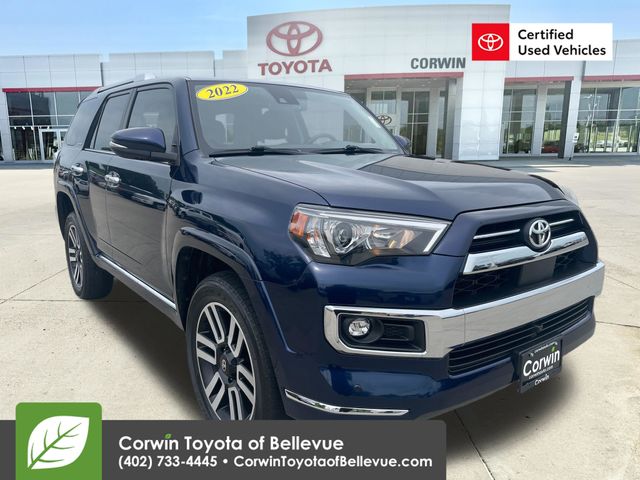 Nautical Blue Metallic 2022 Toyota 4Runner SUV / Crossover All-Wheel Drive 5-Speed Automatic