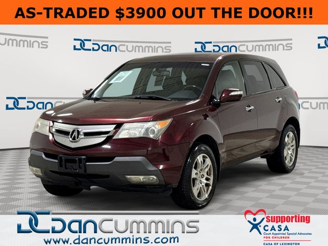 Red 2008 Acura MDX SUV / Crossover All-Wheel Drive 5-Speed Automatic