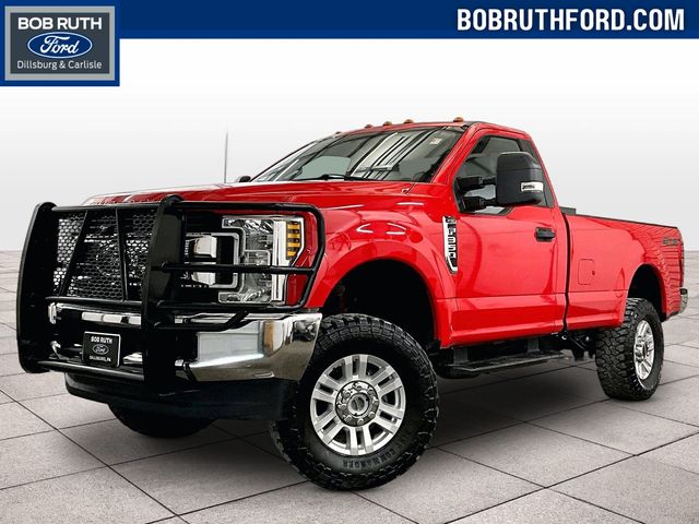 Race Red 2019 Ford F-350 Super Duty Pickup Truck Four-Wheel Drive 6-Speed Automatic