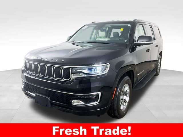 Diamond Black Crystal Pearlcoat 2023 Jeep Wagoneer L 4WD SUV / Crossover Four-Wheel Drive 8-Speed Automatic