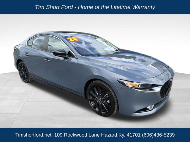 Polymetal Gray Metallic 2024 Mazda MAZDA3 Sedan All-Wheel Drive 6-Speed Automatic