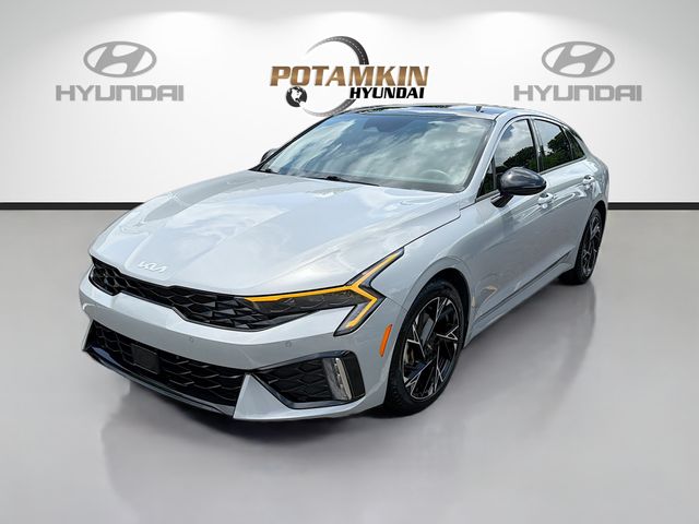 Wolf Gray 2025 Kia K5 Sedan Front-Wheel Drive 8-Speed Automatic