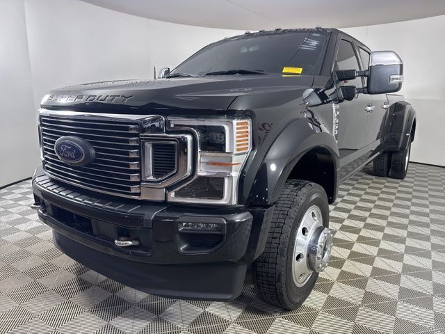 2021 Agate Black Metallic Ford F-450SD Platinum 4X4 Truck