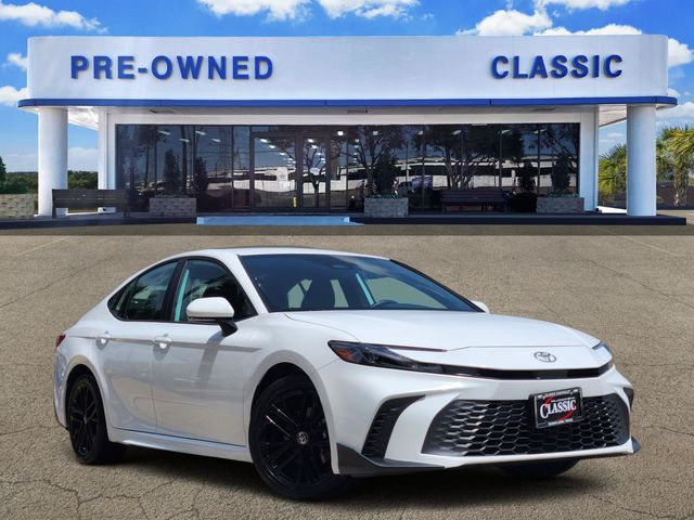 2025 Toyota Camry SE White at Classic Toyota Galveston