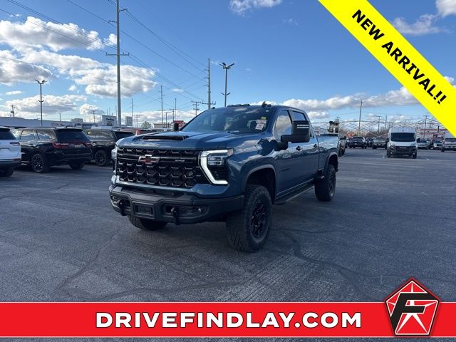 Lakeshore Blue Metallic 2024 Chevrolet Silverado 2500HD ZR2 Crew Cab 4WD Pickup Truck Four-Wheel Drive Automatic