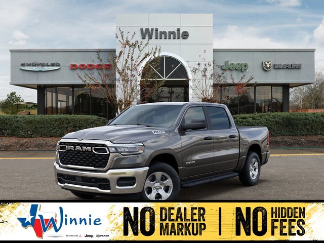 Gray (Granite Crystal Metallic Clearcoat) 2026 RAM 1500 Tradesman Crew Cab 4WD Pickup Truck Four-Wheel Drive 8-Speed Automatic
