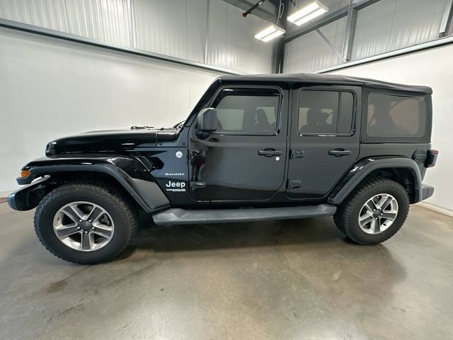 2019 Jeep Wrangler Unlimited Sahara Black at Rochrich Mazda