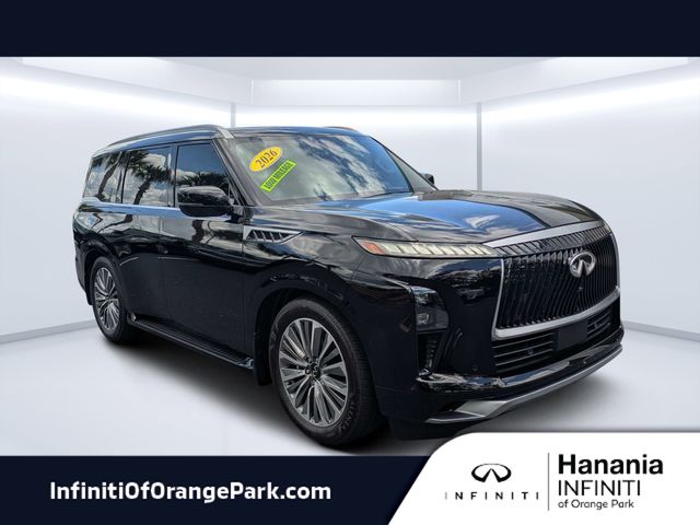 Black Obsidian 2026 INFINITI QX80 Luxe 4WD SUV / Crossover All-Wheel Drive 9-Speed Automatic