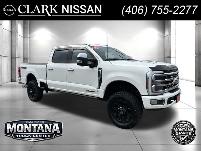 Star White Metallic Tri-Coat 2024 Ford F-350 Super Duty Pickup Truck Four-Wheel Drive Automatic