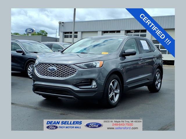 Gray Metallic 2024 Ford Edge SUV / Crossover All-Wheel Drive 8-Speed Automatic