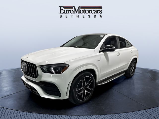 Polar White 2022 Mercedes-Benz GLE AMG GLE 53 Coupe 4MATIC+ Coupe All-Wheel Drive 9-Speed Automatic