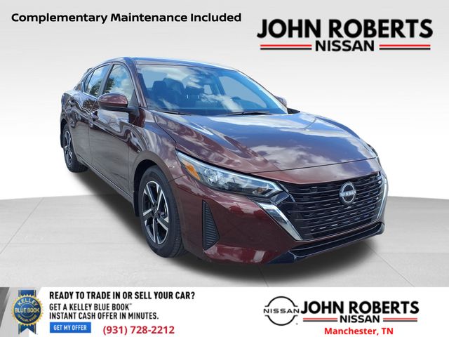 Rosewood Metallic 2025 Nissan Sentra SV FWD Sedan Front-Wheel Drive Continuously Variable Transmission