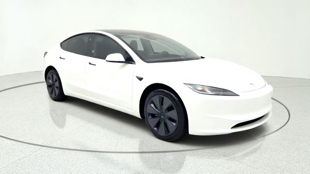 Pearl White Multi-Coat 2025 Tesla Model 3 Sedan Rear-Wheel Drive 1-Speed Automatic
