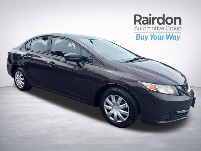 Crystal Black Pearl 2014 Honda Civic Sedan Front-Wheel Drive Continuously Variable Transmission