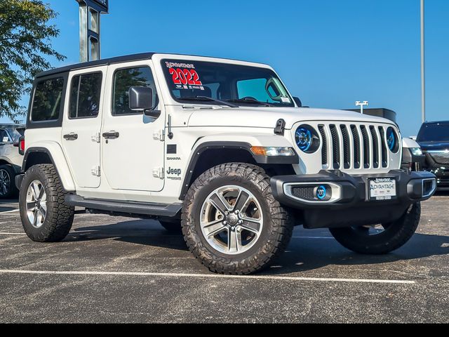 Bright White Clearcoat 2022 Jeep Wrangler SUV / Crossover Four-Wheel Drive Automatic