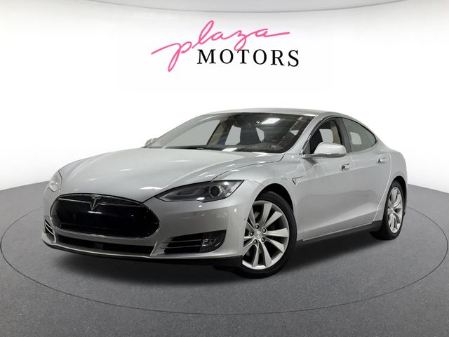 Silver Metallic 2015 Tesla Model S 85D AWD Sedan All-Wheel Drive 1-Speed Automatic